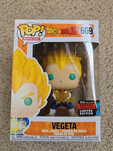 Funko Pop! Dragon Ball Z: Vegeta #669 (Final Flash) - 2019 Fall Con Exclusive