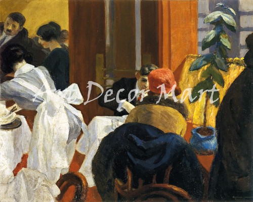 New York Restaurant- Hopper - GICLEE ART PRINT 12 x 15 Many Sizes - Picture 2 of 2