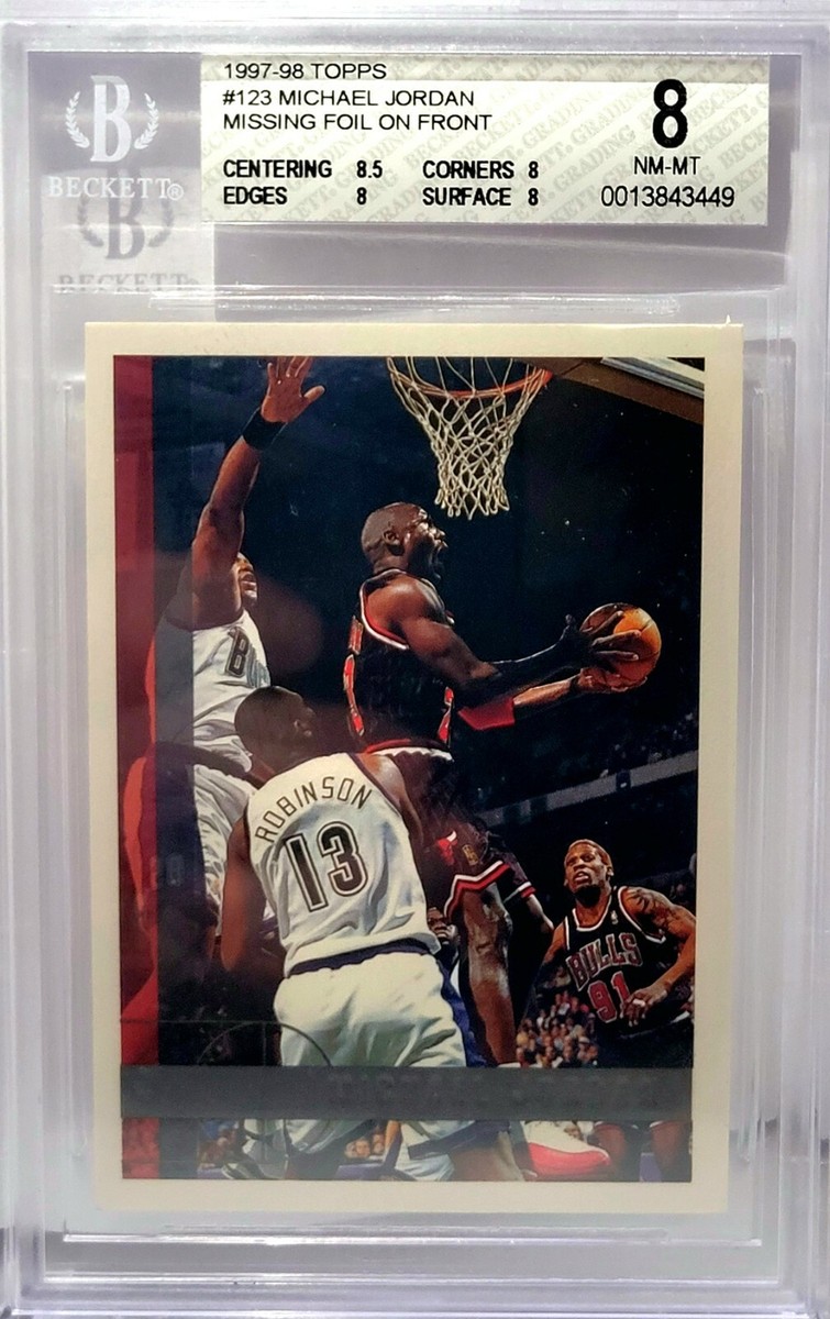 カードダスその他 mj 1997-98 Topps Michael Jordan #123 ERROR CARD- MISPRINT | eBay
