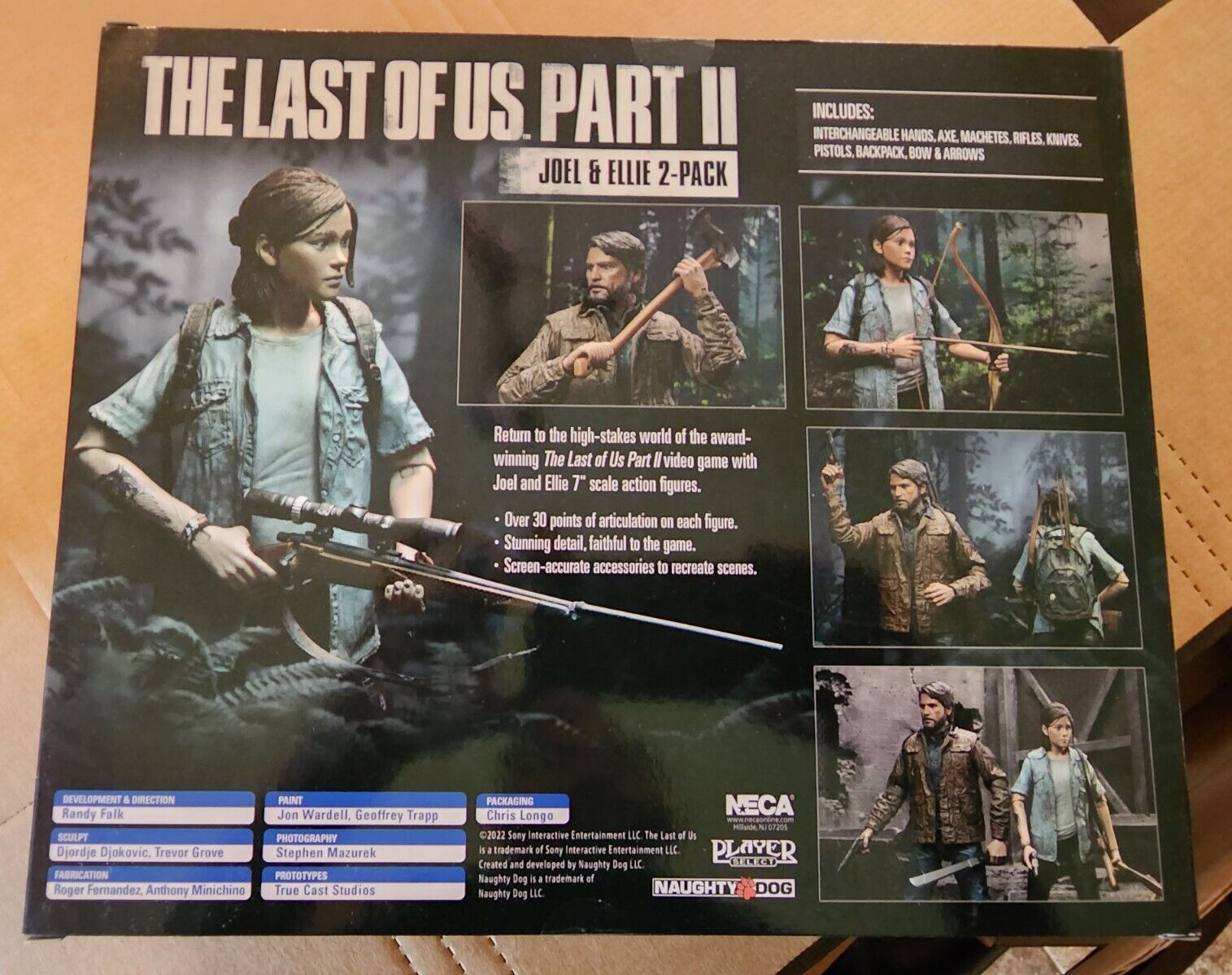 The Last of Us Part 2: Action Figures Ellie e Joel 7″ Neca