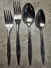 Lasting Rose by Oneidacraft Deluxe Stainless Choice  !!$4.99 each- all pieces!!