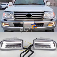 For Toyota Land Cruiser Lc100 Led Bumper Fog Light Kit Wbulb Switch Wiring 1set For Toyota Land Cruiser Lc100 Led Bumper Fog Light Kit Wbulb Switch Wiring 1set