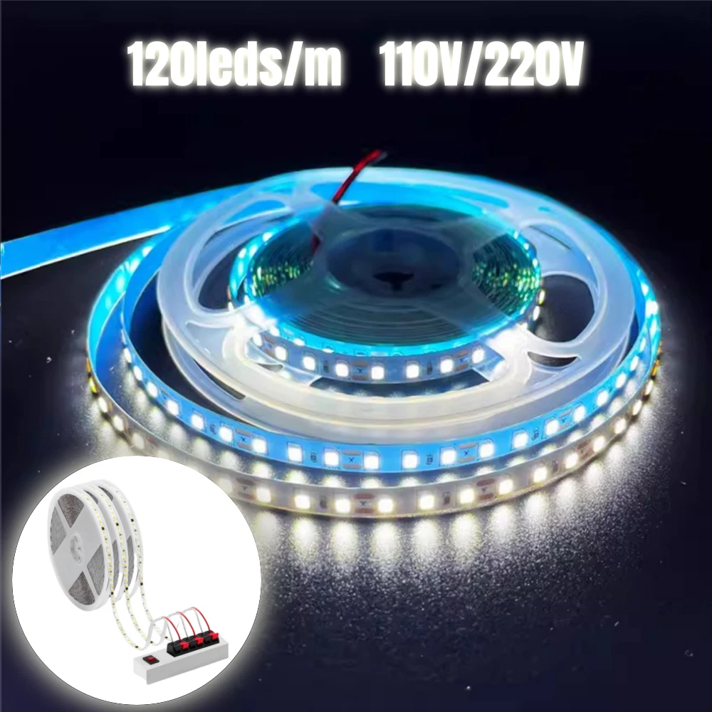 Natural White 4000K 110V LED Neon Strip Lights LED Tape No Transformer Needed