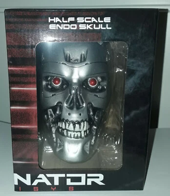 TERMINATOR Genisys Half Scall Endo Skull Schädel Kopf Head T-800 NEU