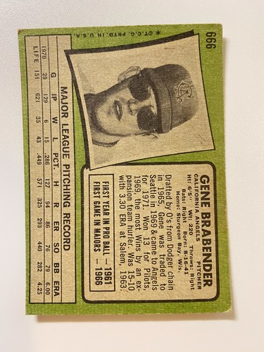 1971 Topps High Numbers Complete Your Set VG to VG-EX Free Shipping - Picture 283 of 367