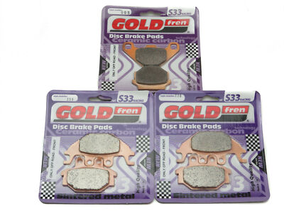 Goldfren S33 Bremsbeläge vorne & hinten für GB 525 SE 4x4 2009