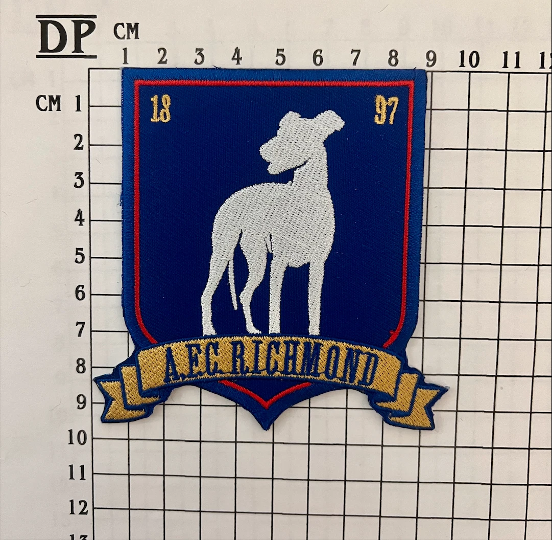 TED LASSO AFC RICHMOND EMBROIDERED PATCH IRON SEW HALLOWEEN DIY PROP COSTUME