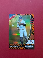 2020 Panini Prizm Draft Picks Tiger Stripe Prizm /99 Matthew Dyer #PDP120