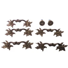 French Provincial Drawer Pulls Keeler Brass Co  Lot of 7 KBC  3" OC with Screws