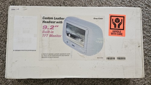New 2 headrests tv monitors Ava Enterprises 9.2" Widescreen TFT VF10 - Picture 2 of 8