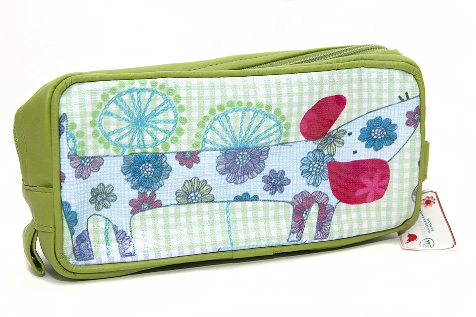 Wendekreis Stiftemäppchen Kosmetiktasche Tasche Dog Bella Kunstleder 21 x 10 cm - Bild 1 von 1