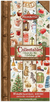 Stamperia - Collectables 10 Sheets for Scrapbooks, Albums and Bullet Journals, H