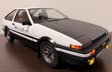 DeAGOSTINI Sprinter Trueno 1/8 Initial D AE86 Assembeled Model W/Accessories JPN