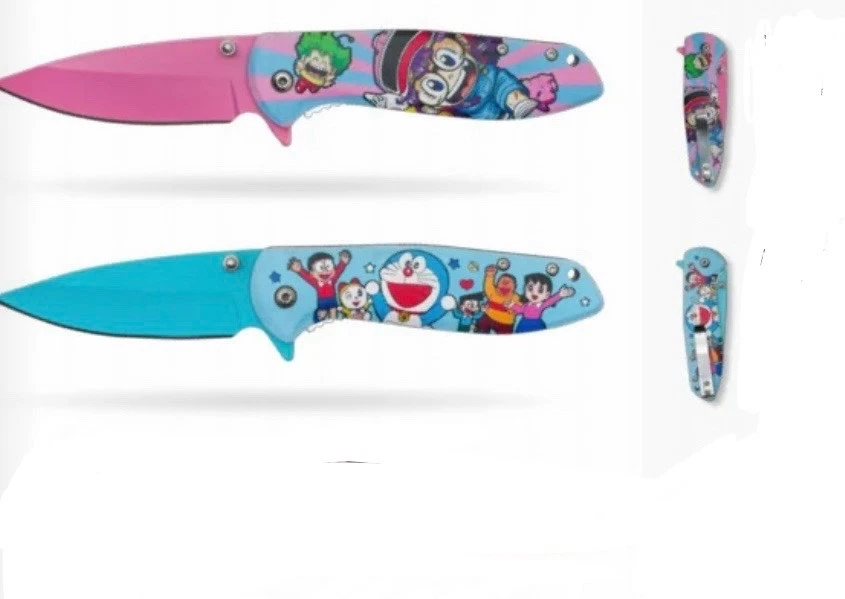 Dr.slump Alale Or Doraemon Metal SpringAssisted Open Pocket Knife9” pick1