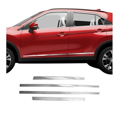 Garniture Baguette de porte latérale pour Mitsubishi Eclipse Cross 2018-2026 - Photo 1/4