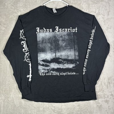 Judas Iscariot Shirt Mens Medium Black Long Sleeve Metal Band