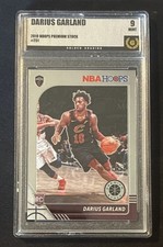 2019-20 Panini NBA Hoops Premium Stock - Darius Garland  (RC) Golden Grading 9