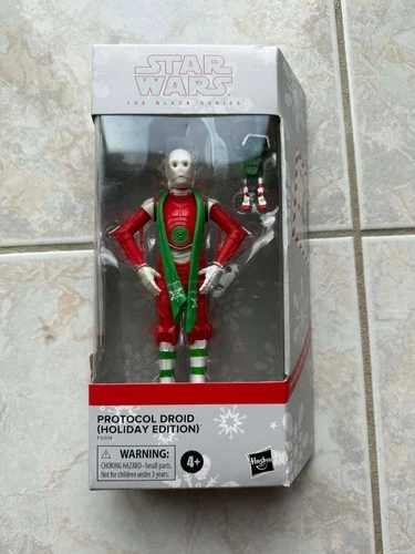 Star Wars: The Black Series PROTOCOL DROID (Holiday Edition) Figure C-3PO BD-1