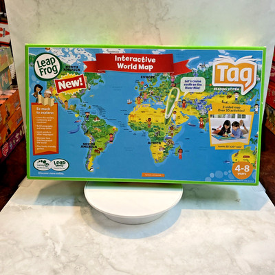 NEW SEALED LeapFrog Tag Interactive WORLD MAP NEVER USED COMPLETE EBRC2