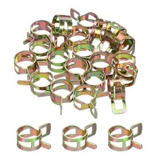 MECCANIXITY ID 15mm 5/8inch Fuel Line Hose Clips, Pipe Clamps,Spring Hose Clamp,