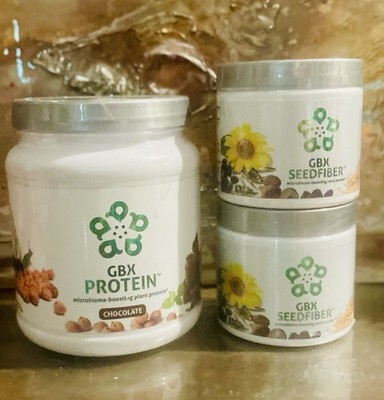Amare Global GBX Protein ~ Chocolate & X2 GBX Seed Fiber. New. Sealed!