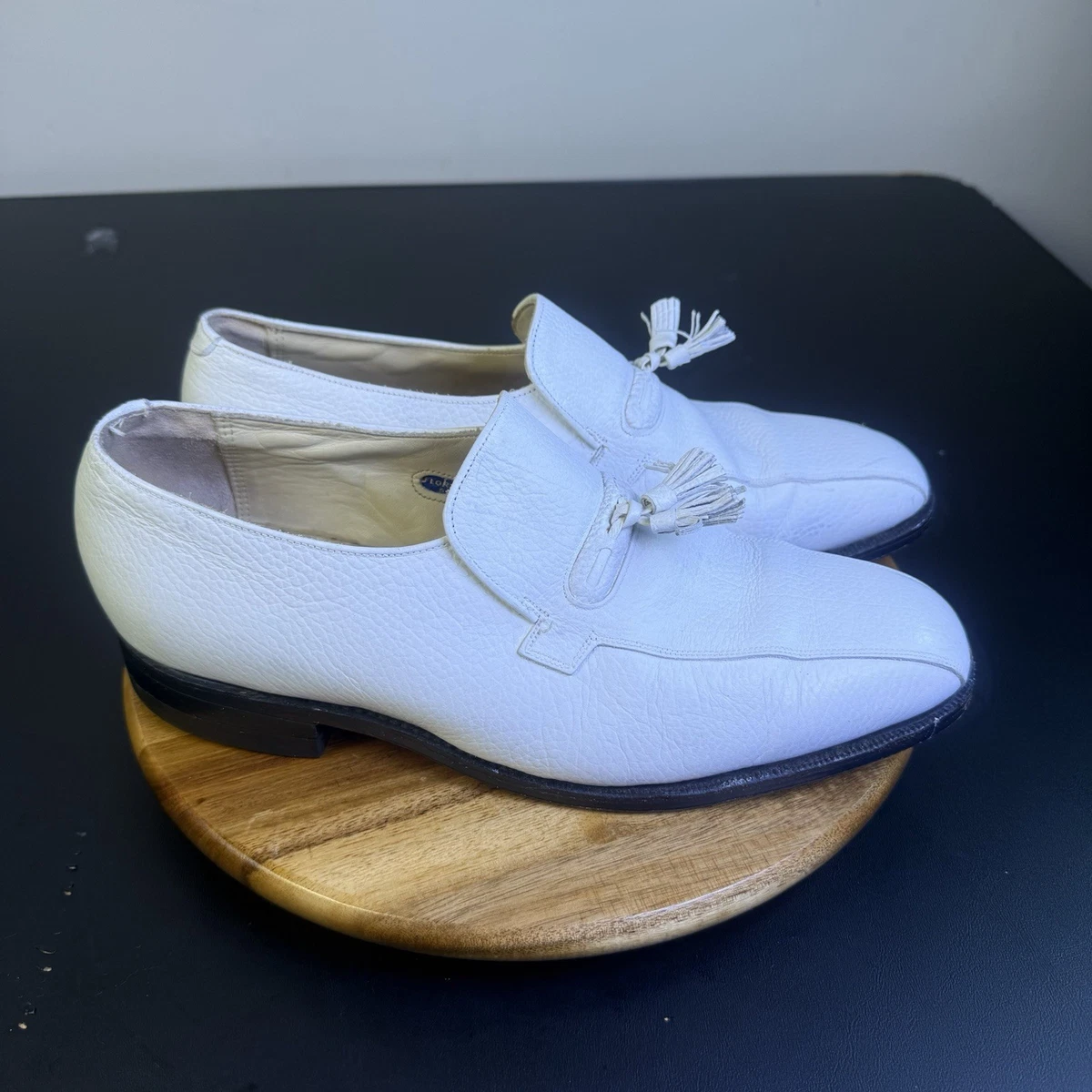 VINTAGE MENS FLORSHEIM BELLAMY LOAFERS...MADE IN ITALY...NEW IN ORIGINAL BOX Florsheim Loafer - Etsy main image 2