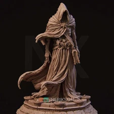 Undead Sorcerer | TABLETOP SCALE | D&D TTRPG Fantasy Miniature | Nerikson