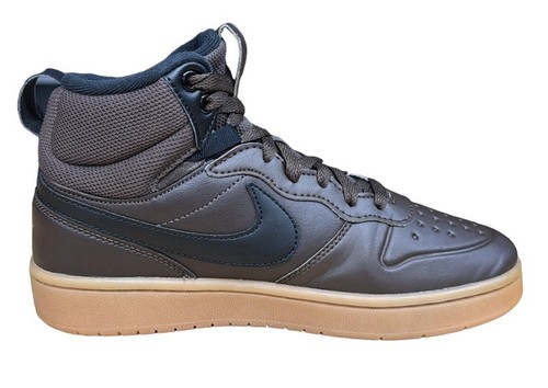 Bota Nike Court Borough Mid 2 GS 'Barroque Brown Gum' #BQ5440-200 - 5.5Y 7.5 Wms - Imagen 10 de 14