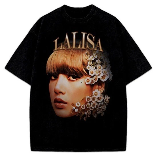 LALISA Lisa Blackpink Kpop Korean Superstar Queen Portrait Design T-Shirt |  eBay