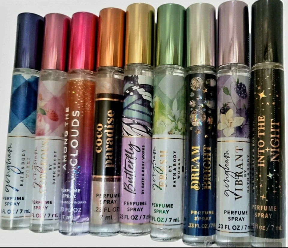 Spray perfume tamaño bolso o viaje Bath & Body Works 0,23 oz/7 ml Foto 2 de 4