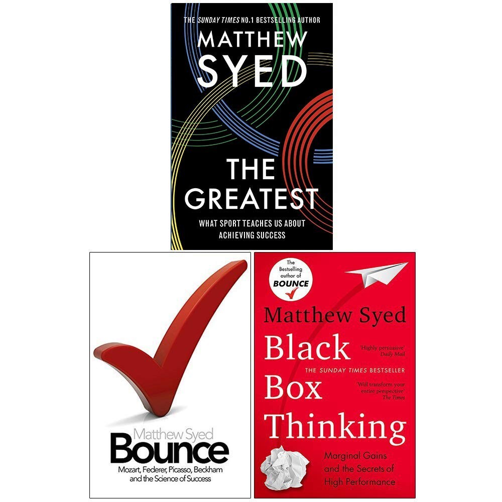 Matthew Syed Unisex Black Box Thinking, Bounce, The Greatest 3 Books Collection Set By - Non Fiction - Paperback - Image 5