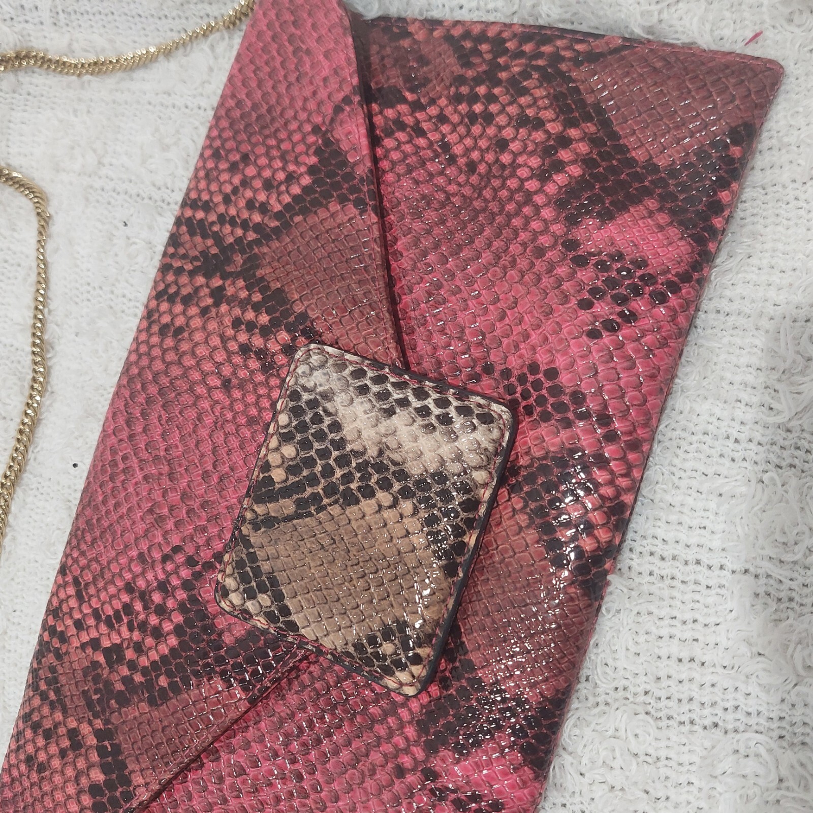 Danielle Nicole Snake Print Purse - image 5