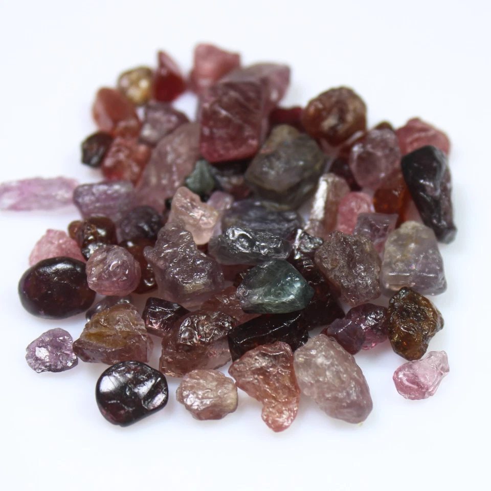 Natural Multi Spinel Rough Lot For Cutting Between 4-14 mm Size From Myanmar - Image 2 of 4