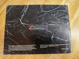 Star Voyager Nintendo NES Manual Instruction Booklet Acclaim