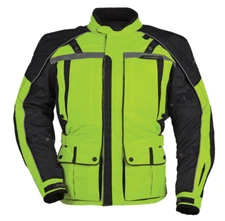 Tourmaster Transition 3 Hi Viz Medium Motorcycle Jacket Waterproof 