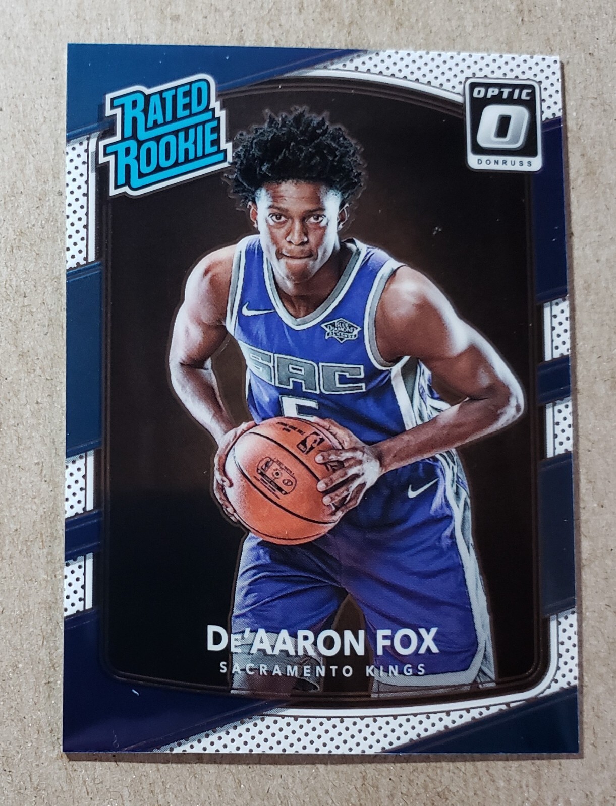 2017-18 Panini Donruss Optic De'Aaron Fox RC #196 Sacramento Kings Rookie