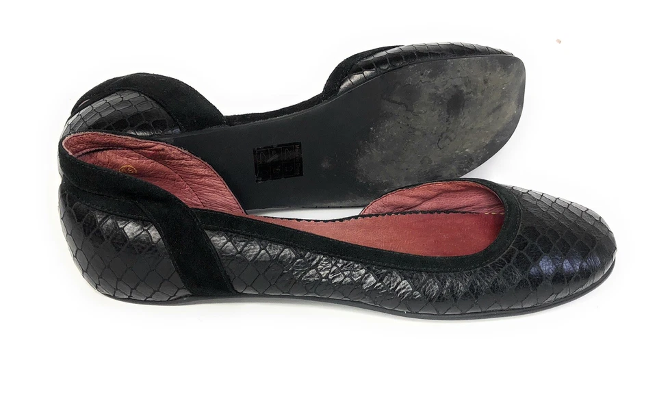 Sapatos de pele de cobra Faryl Robin Heels Anthropologie Free People 6.5 - Imagem 3 de 4