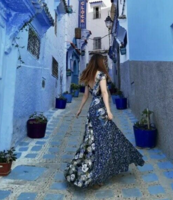 Free People NWT Size 6 Small GORGEOUS Maxi Floral Dress New Blue | eBay Free People NWT Size 6 Small GORGEOUS Maxi Floral Dress New Blue | eBay
