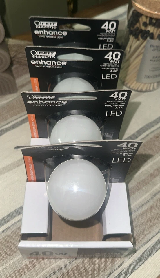 Feit Electric BPR14DMN/927CA 120V 4W 2700K 300 Lumens LED Light Bulb (Pack of 4) - Image 2 of 3