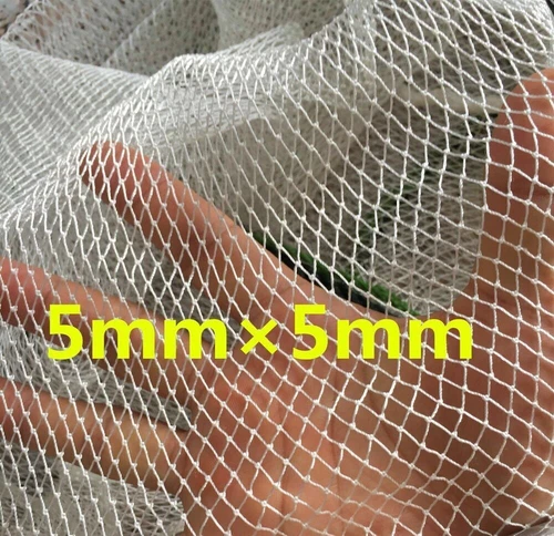 Weiße Nylon Seidennetze Fischernetz Halbzeuge Netzprodukte 0,5 x 0,5 cm - Bild 4 von 4
