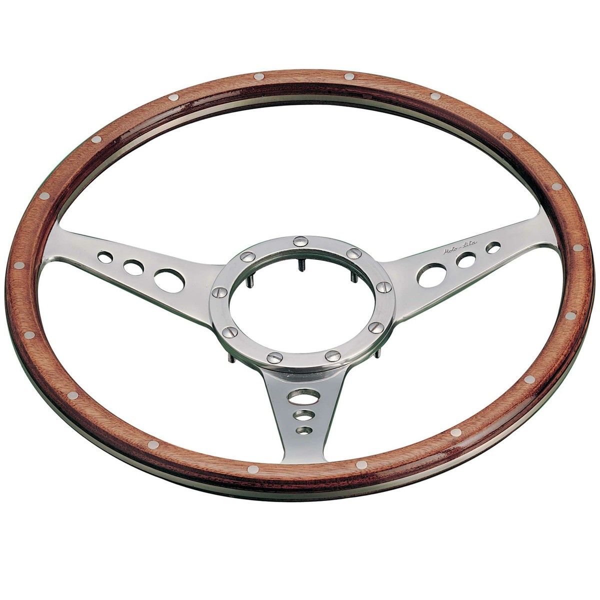 Moto-Lita Mark 3 Steering Wheel - 14 Inch Dished Rim Hole