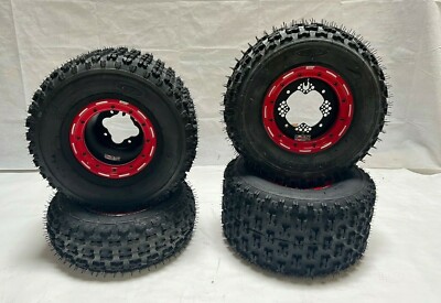 DWT G3 Beadlock Rims + ITP Holeshot Tires Front Rear Kit Yamaha