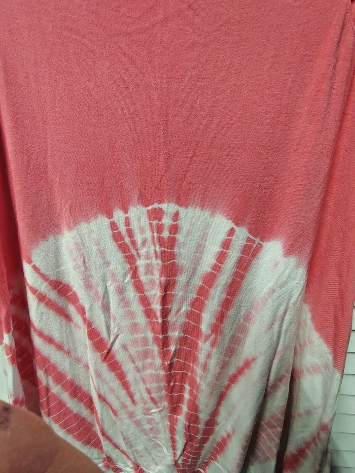 Justice Girls SZ 18-20 Pink Multi-Color Tie-Dye Tank Top - Image 3 of 4