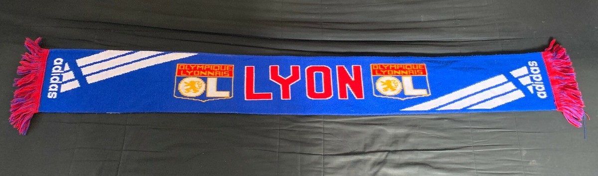Écharpe Vintage Olympique Lyonnais – OL – Football Scarf – Supporters