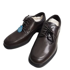 Rockport Brown Hydro Shield Water Proof Leather 7.5 Apron Toe Shoes 