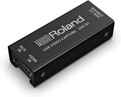 【新品未使用】Roland USB VIDEO CAPTURE UVC-01 ROLAND UVC-01 USB Video Capture for recording and livestreams