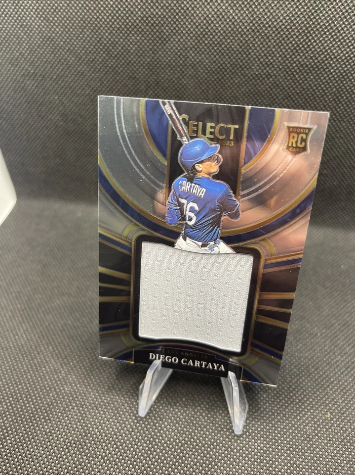 Diego Cartaya 2023 Select Rookie Jumbo Jersey Relic RC #DC Dodgers H21 - Image 2 of 4