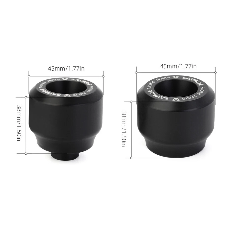 Protector de choque deslizante del eje de la rueda trasera para SUZUKI Bandit GSF 1200S/N 1996-06 Foto 2 de 4