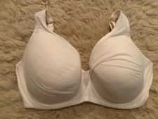 Third Love 40G Bra Ivory 24/7 Cotton Plunge Underwire Back Closure Beautiful
