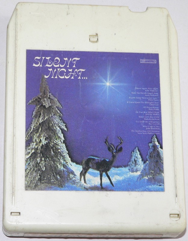 8-track / stereo 8 tape: "Silent Night," by various, CBS Records, BA 14989, 1979
